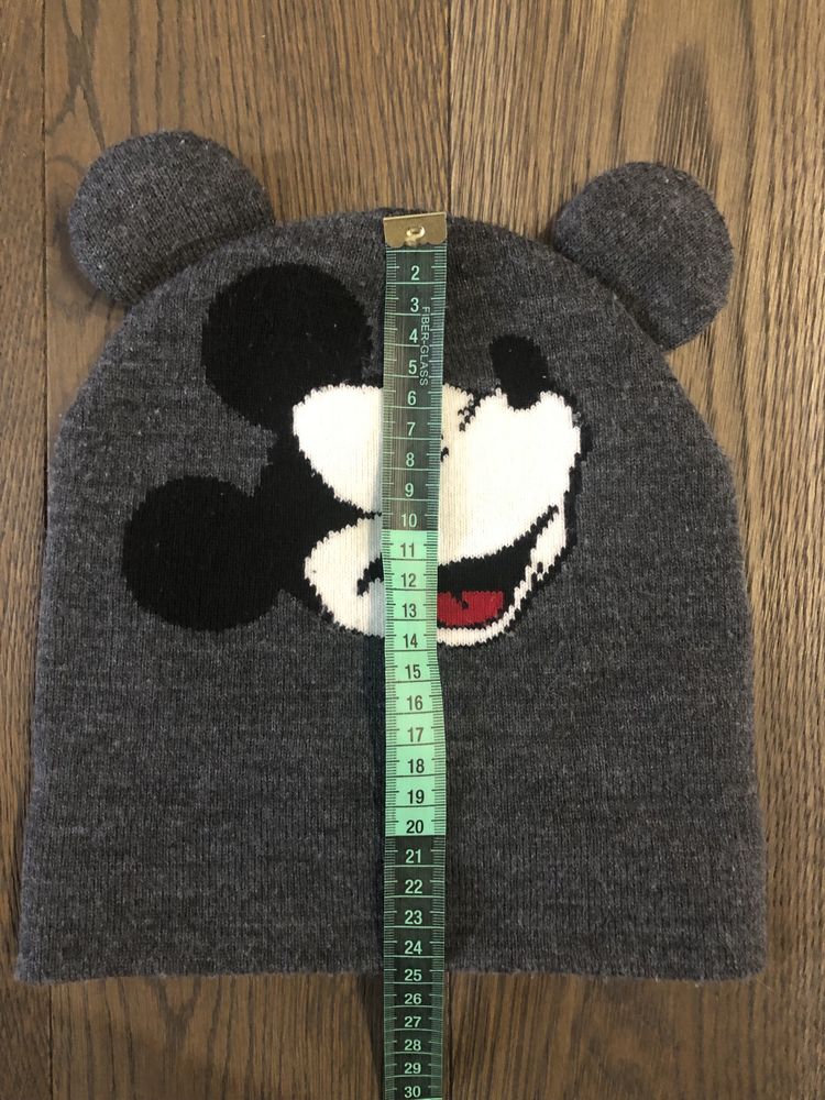Демі / Тепла зима шапка Zara. Mickey Mouse. Розмір 50-54см.