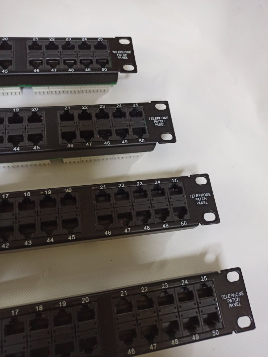 Патч-панель Lun union 19" 50xRJ-45 на 50 портов