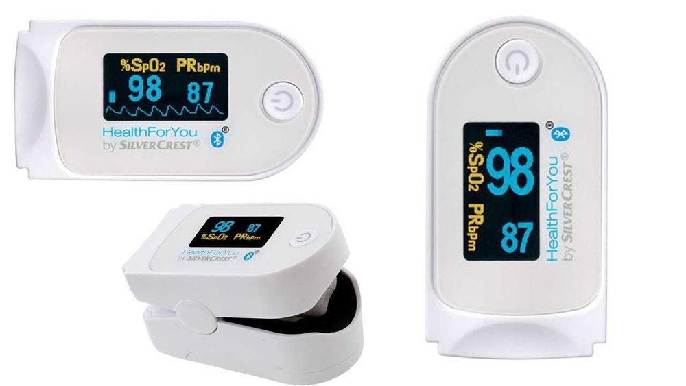 Pulsoksymetr bluetooth SPO55 z apką HealthForYou produkt medyczny