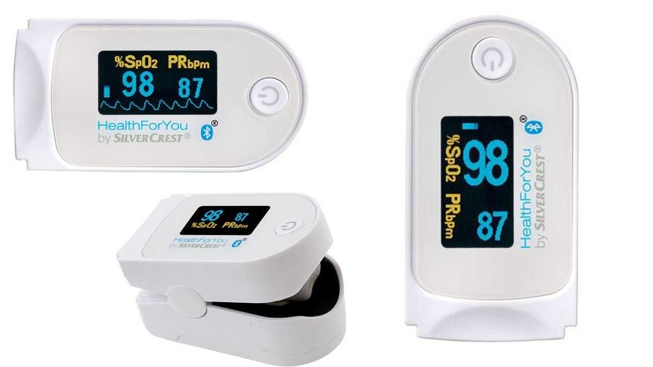 Pulsoksymetr bluetooth SPO55 z apką HealthForYou