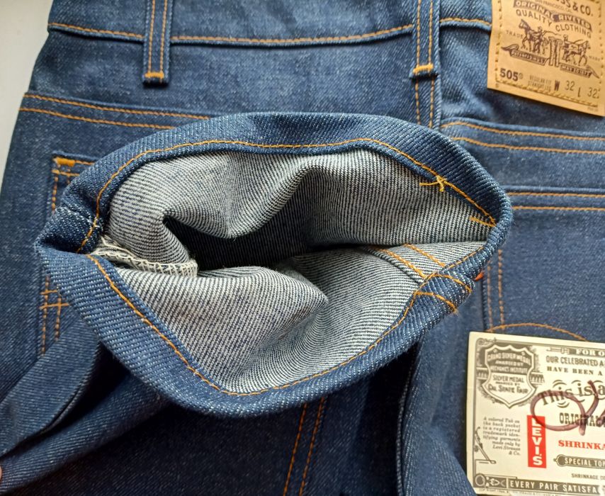LEVI'S 505 W32 L32 Made in USA Джинсы винтажные,новые,с этикетками