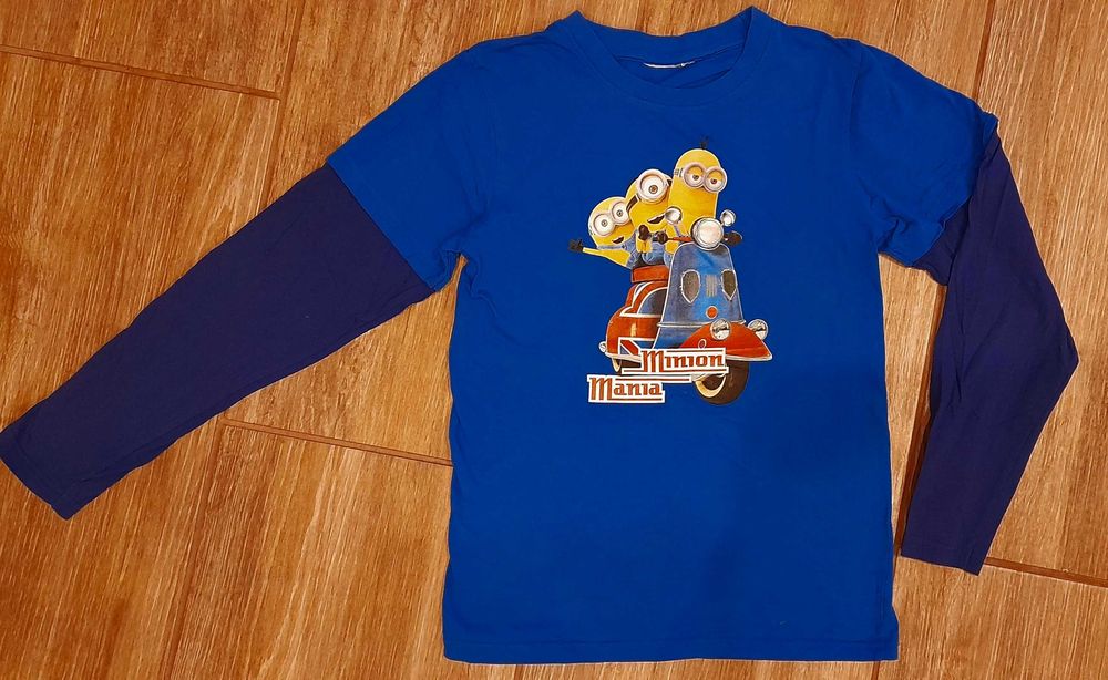 Koszulka dlugi rękaw Minionki 100% bawełna