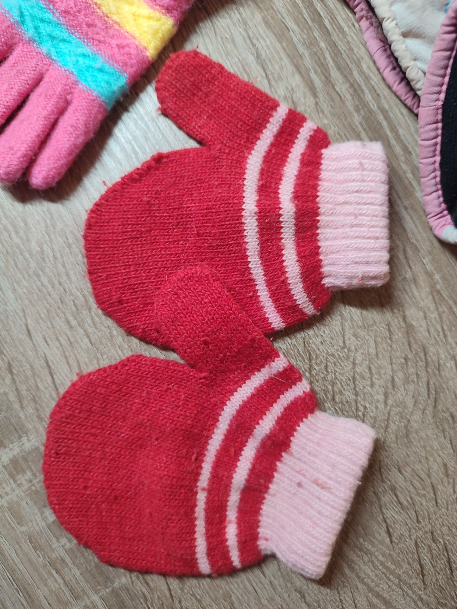 Перчатки рукавички на девочку возраст 4-6 лет
