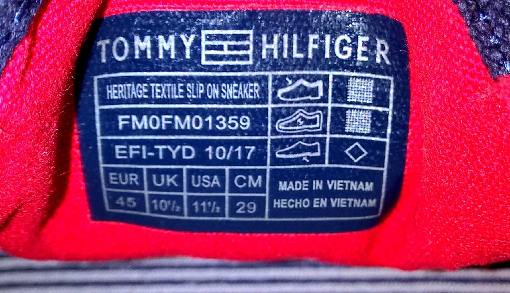 Tommy Hilfiger Heritage Slip On snekers mokasyny żeglarskie