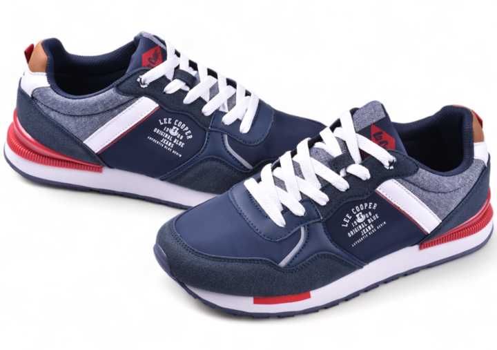 Buty Męskie Lee Cooper sportowe ADIDASY granatowe -2339 r.42 wys. 24h