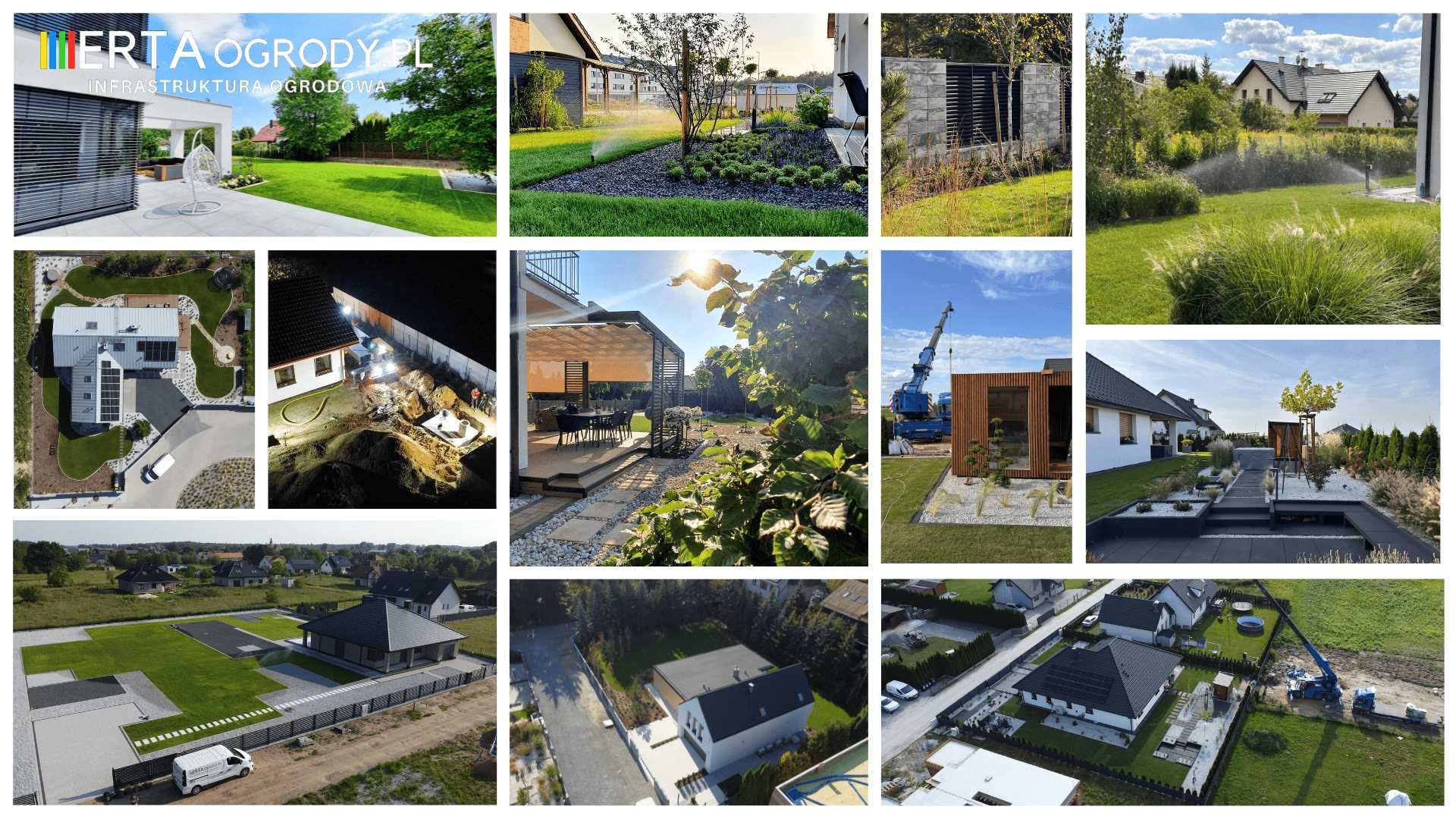 ERTAOGRODY.PL Ogród2025–Kostka brukowa, Taras, Ogrodzenie, Nawodnienie