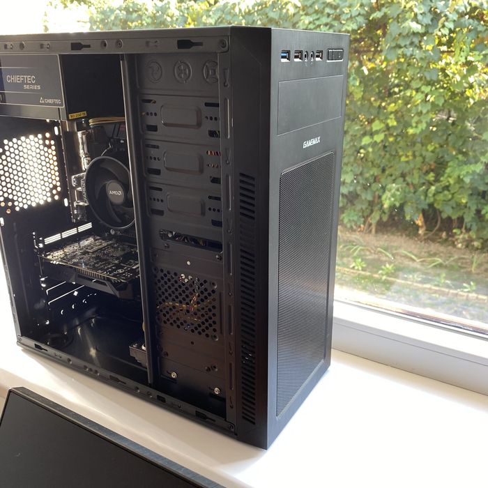 Продам ПК Amd Ryzen r5 1600 Nvidia Geforce GTX 1050 Ti 4Gb Gigabyte