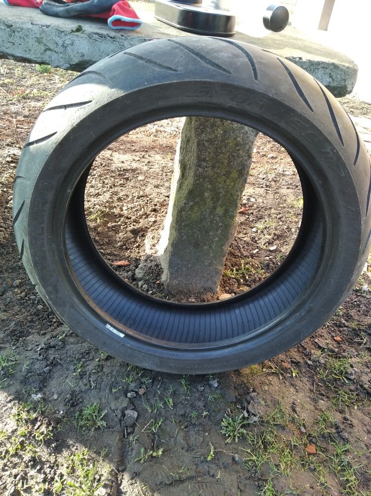 Olona motocyklowa 160/60R17  przejezdzona 2 sezony