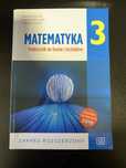Matematyka 3 podręcznik rozszerzony