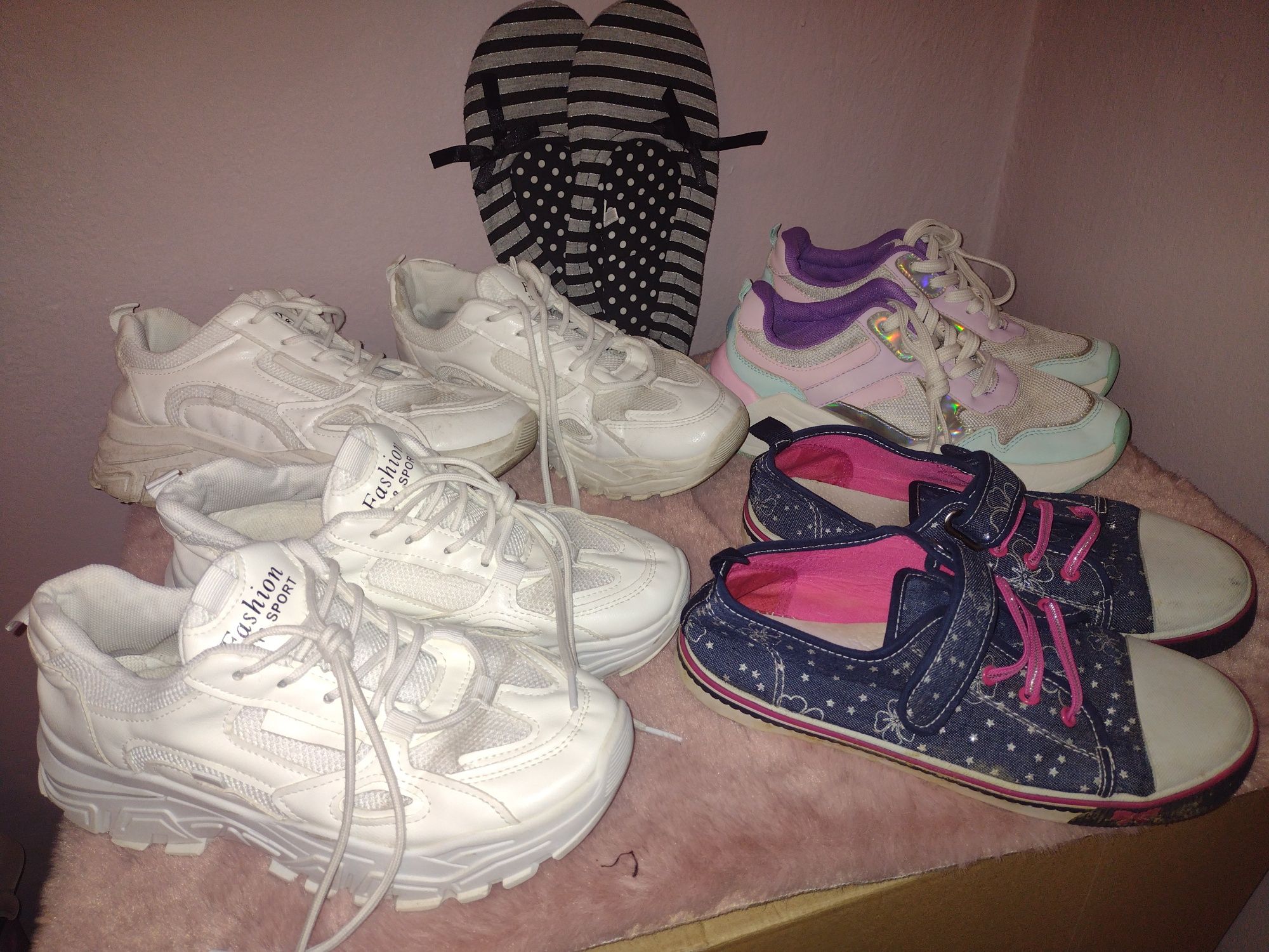 Buty rozmiar 36/37 5 par