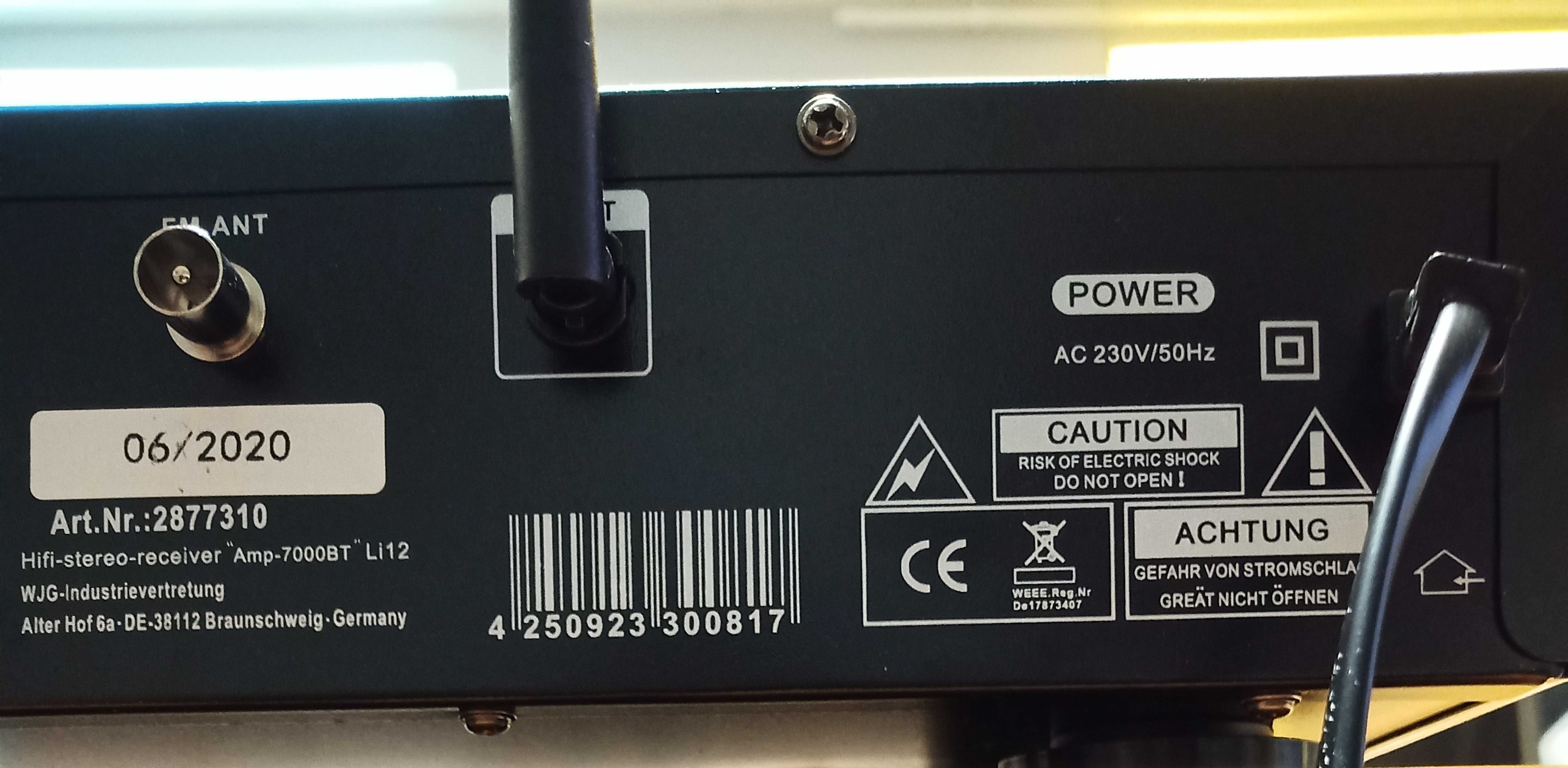 Amplituner Liston12 Hi Fi Stereo - bluetooth, usb, sd, karaoke