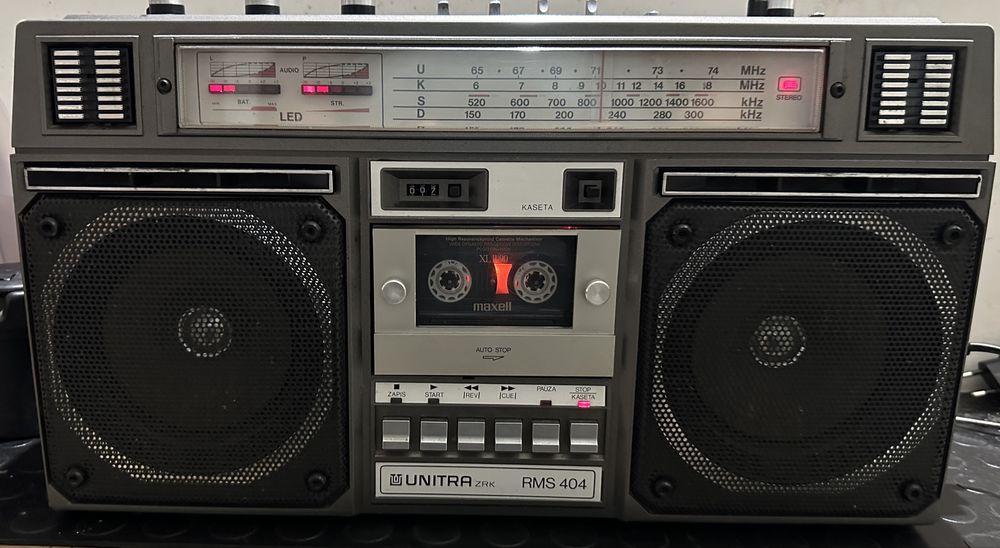 Unitra ZRK Kasprzak RMS 404 Boombox PRL Vintage