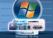 Windows 10 Professional Pro Naklejka COA Klucz Licencja 1 Szt.