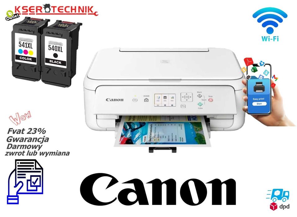 Canon PIXMA TS 5151 – drukarka atramentowa / 3 w 1 / z Wi-Fi / Duplex