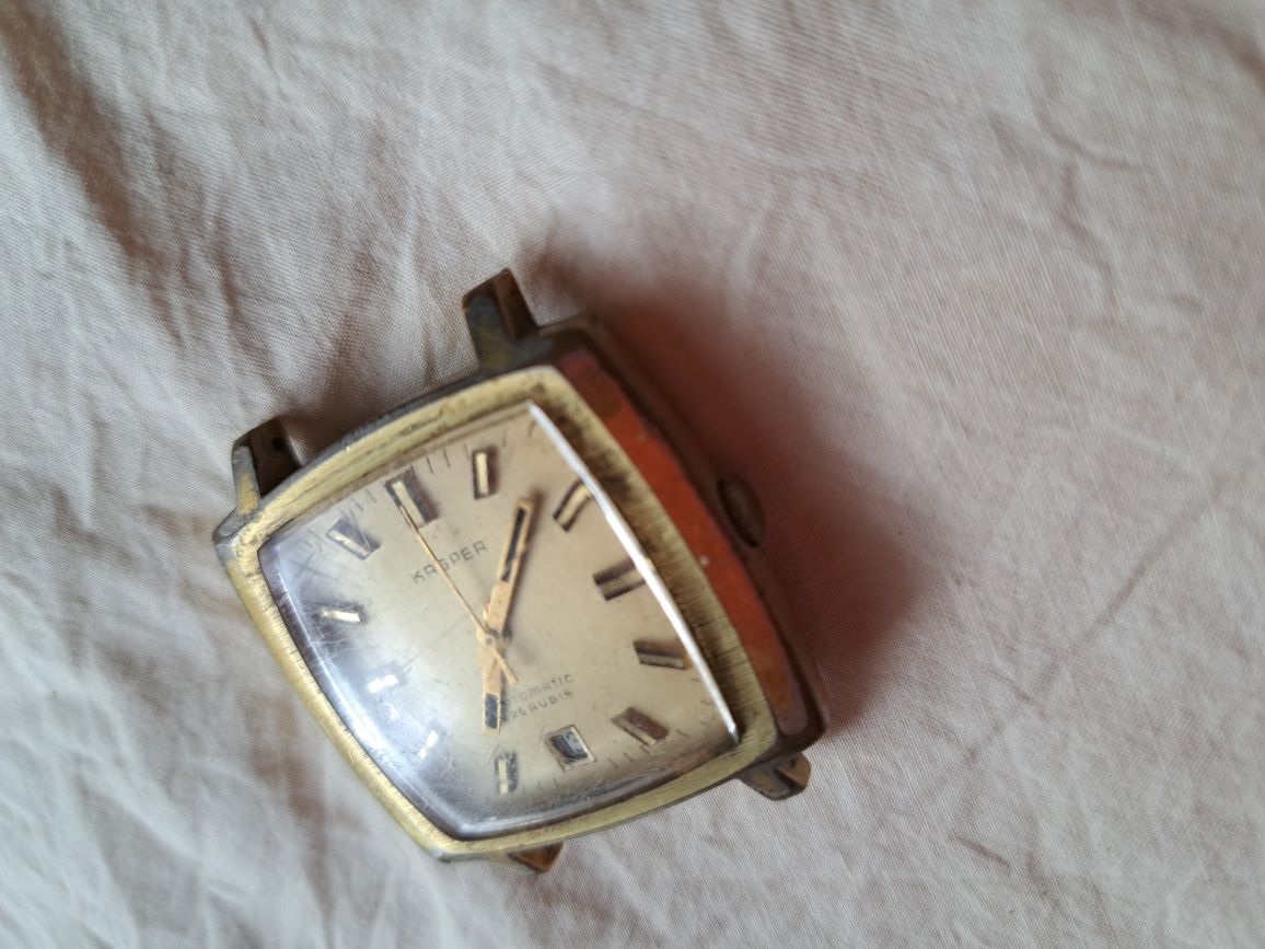 Niemiecki Kasper 25 jewels zegarek męski 1970
