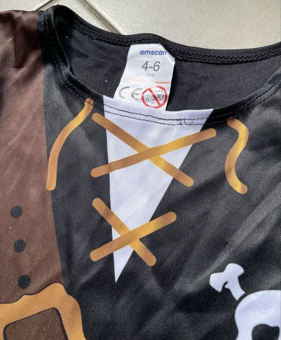 Kostium stroj przebranie roz.4/6 lat Pirat Piraci z karaibow halloween