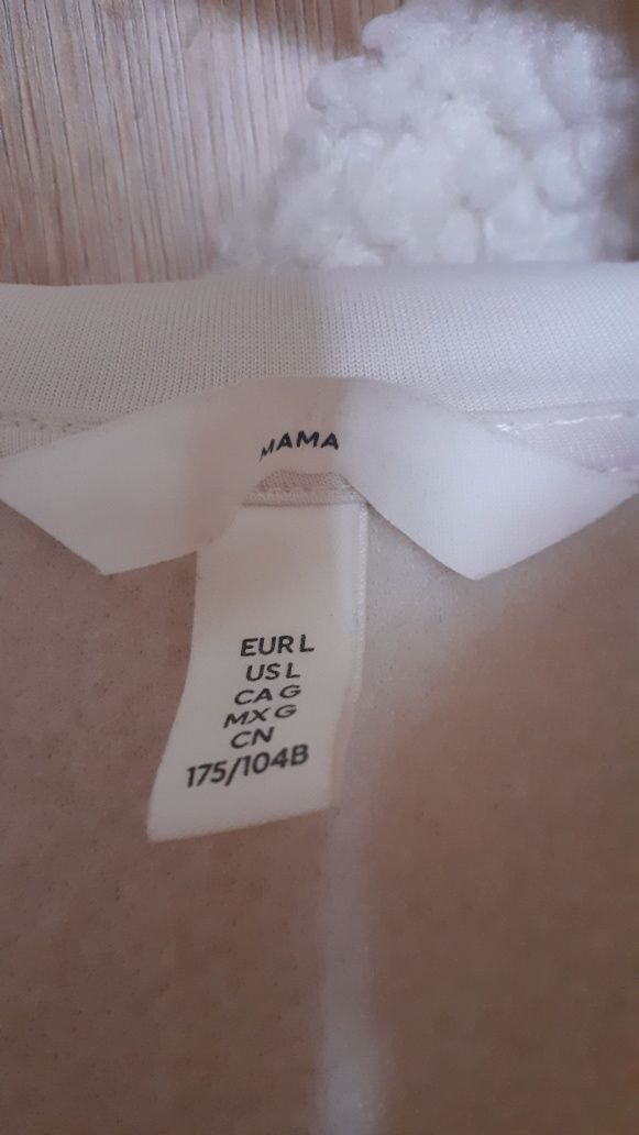 Kurtka bluza z misia kaptur Ciążowa H&M Mama L, XL, XXL