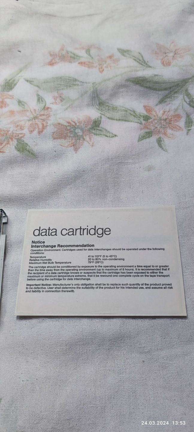 Data cartridge H97