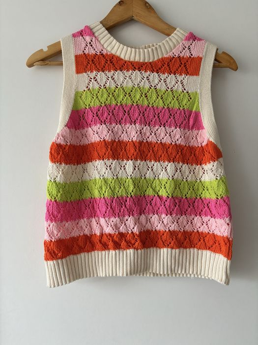 Kolorowa kamizelka/sweterek