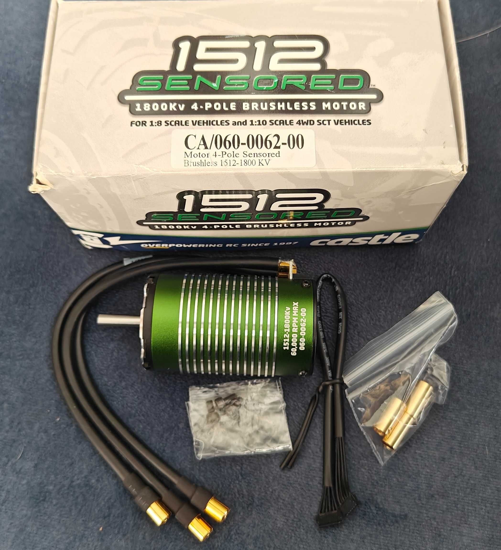 Silnik modelarski 4268 RC Castle 1800kV, najlepszy, NOWY, 1:8 buggy