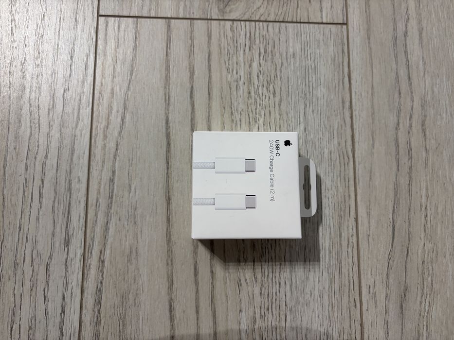 Kabel Apple USB-C do USB-C tkany 240W 2m Biały NOWY Euro RTV AGD