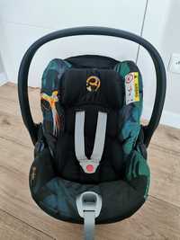 Fotelik Cybex Cloud Q Birds of Paradise + baza Isofix