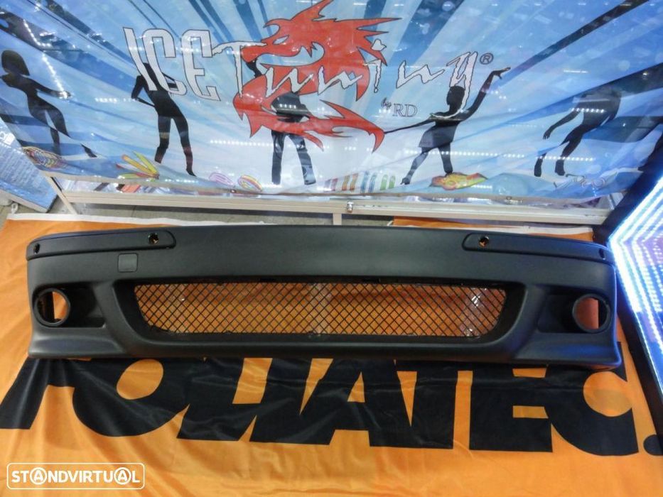 Para-choques Frontal BMW E39 95-03 Limo / Touring Pack M / M5 LOOK em plástico Com furação para sensores PDC e lava faróis