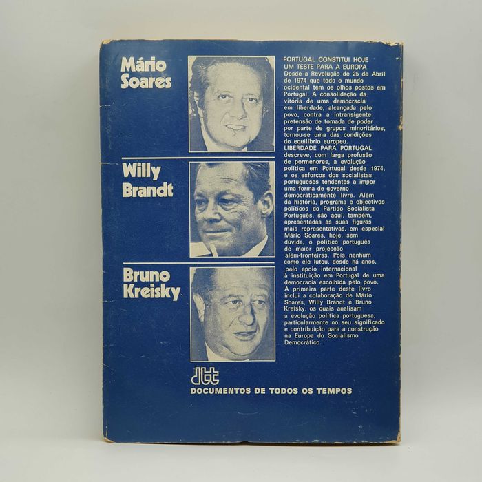 Livro - Mário Soares - Liberdade Para Portugal - PARP