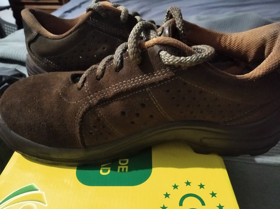 Sapato de segurança para trabalho biqueira de aço número 40
