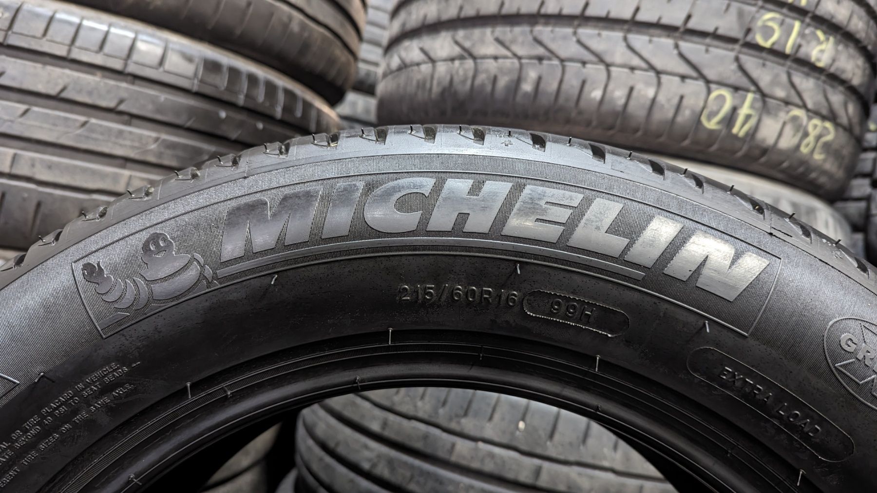 Шина 215/60 R 16 Michelin Primacy 3. Одне нове колесо. Розпаровк.