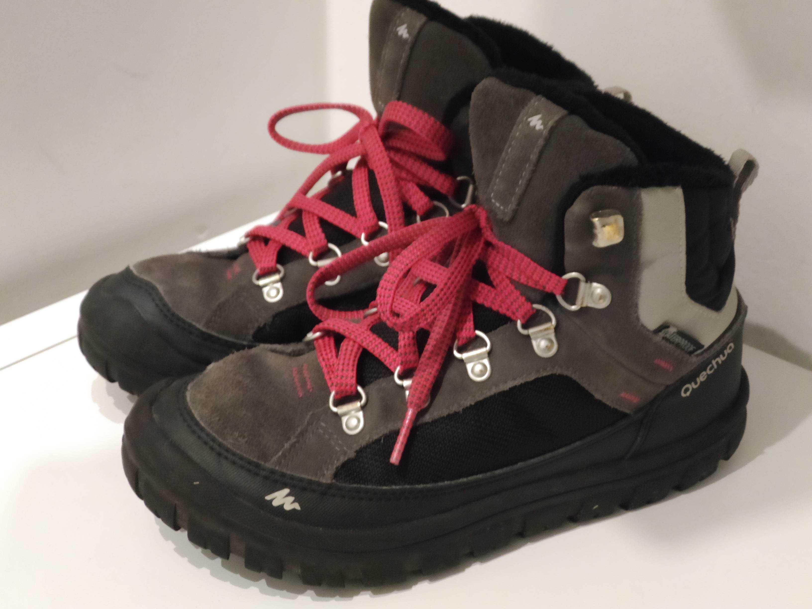 Buty zimowe dziecięce Quechua Decatchlon r. 32