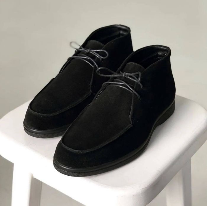 Черевики Зимові чоловічі Замшеві Лофери LORO PIANA! Замша + БАЙКА!