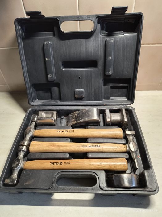 YATO zestaw młotków blacharskich, 7 CZ YT-4590
