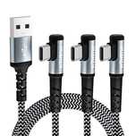 kabel huaham 3 sztuki kątowy USB - USB C  1 m *1 1,8 m * 2 60 W 3 A