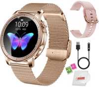 Nowy Zegarek Smartwatch AMOLED rozmowy PL bluetooth