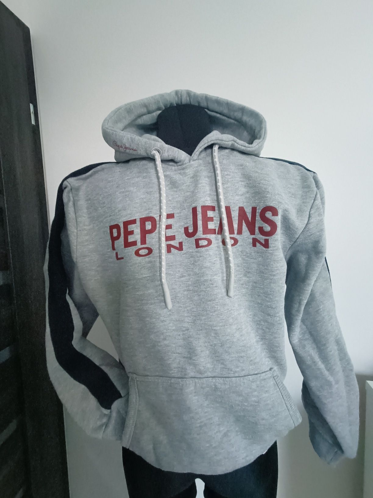 Bluza chłopięca Pepe Jeans roz.158/164 szara kangurka