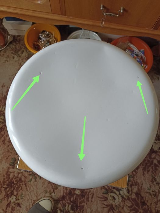 Duży garnek emaliowany