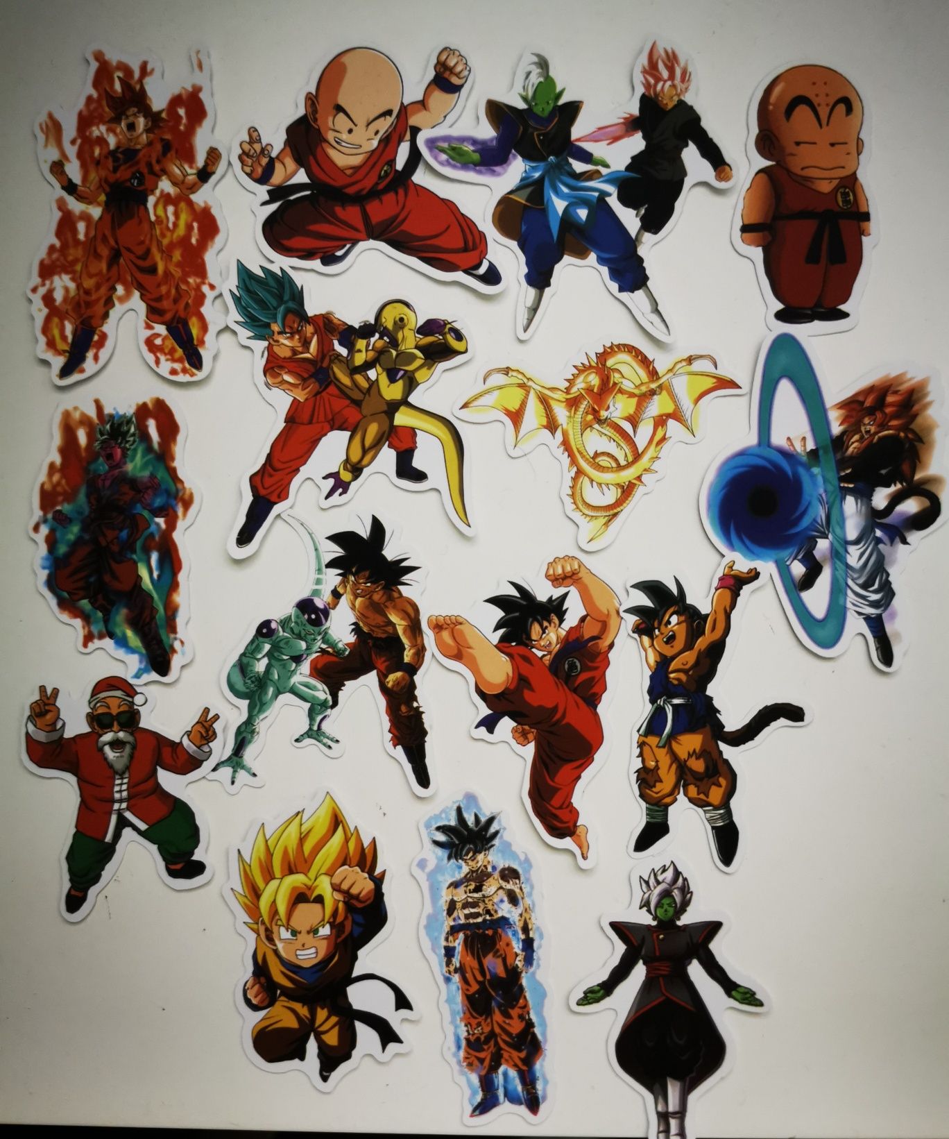 15 stickers Dragon Ball