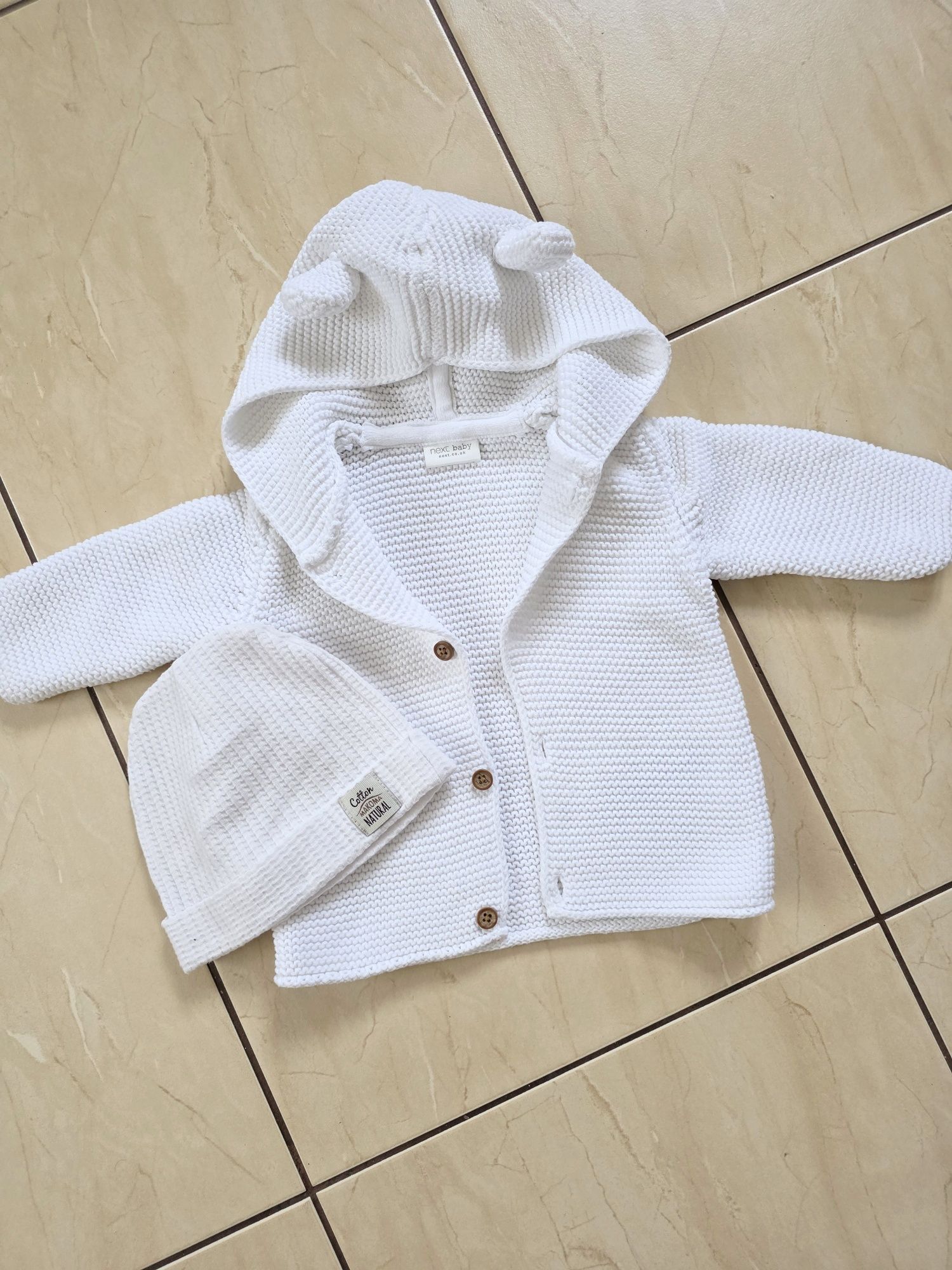 Next_bluza z kapturkiem + czapeczk