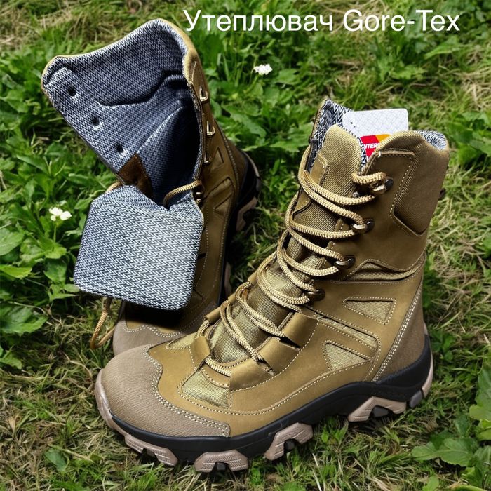 Берці зимові/демі хутро штучне натуральне -20°утеплювач Gore-Tex 40-46