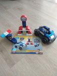 Mega Bloks Psi Patrol wieża motocykl radiowóz Chase'a
