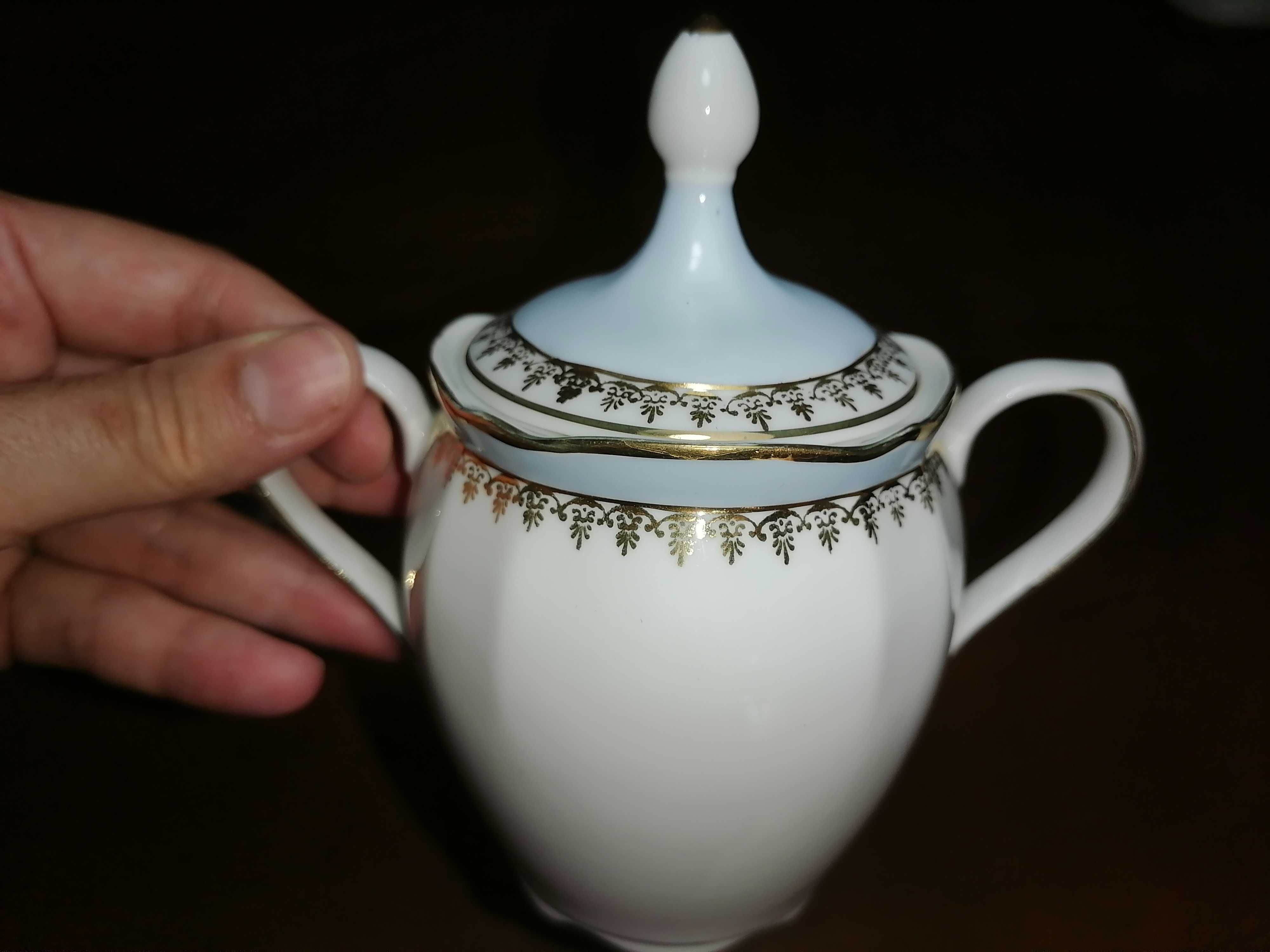 Serviço de café S.P Coimbra Portugal em Porcelana Fina