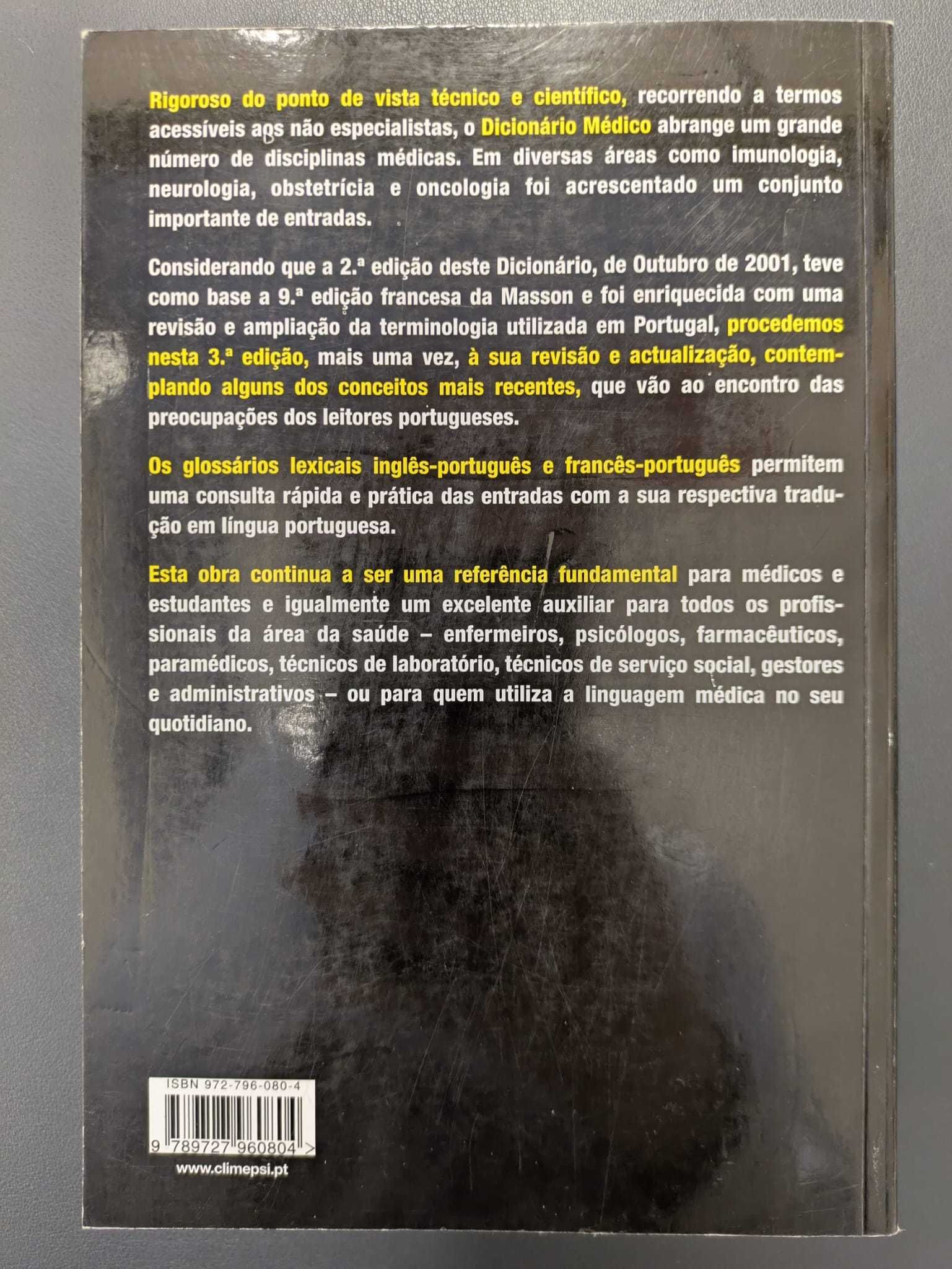 Livro | Dicionário Médico 3ª Edição - Português