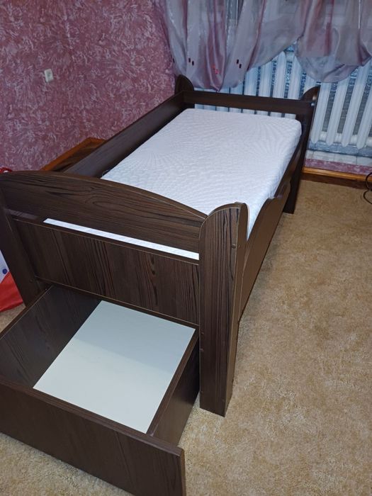 Дитяче ліжко, 80*150 з висувною шушлядою