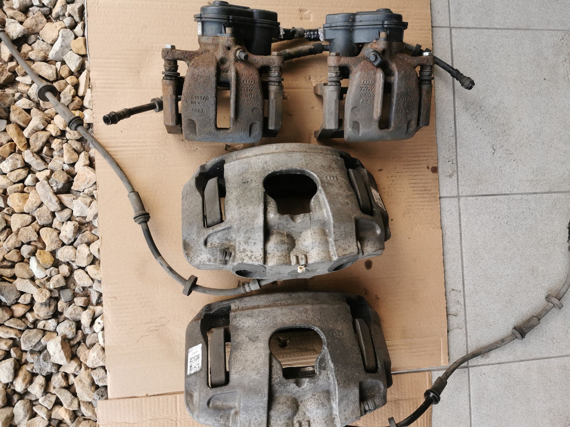 Zaciski Hamulcowe do Audi A7, A6, A5, A4, A3 SWAP. Przód 356mm tył 330