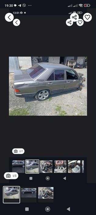 Мерс 190 по гайкам