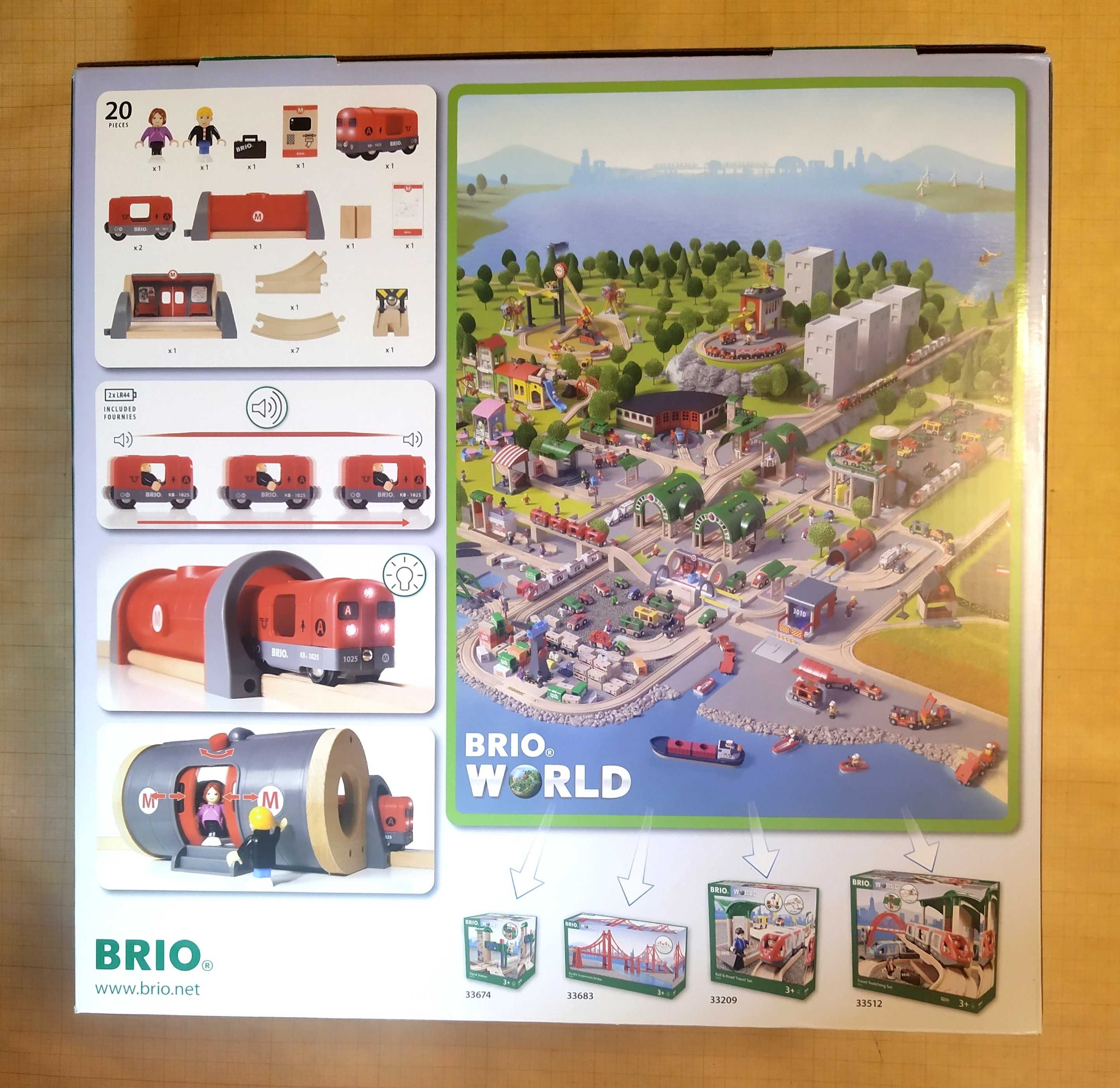 Дерев'яна залізниця Brio (Бріо) 33513 Метро