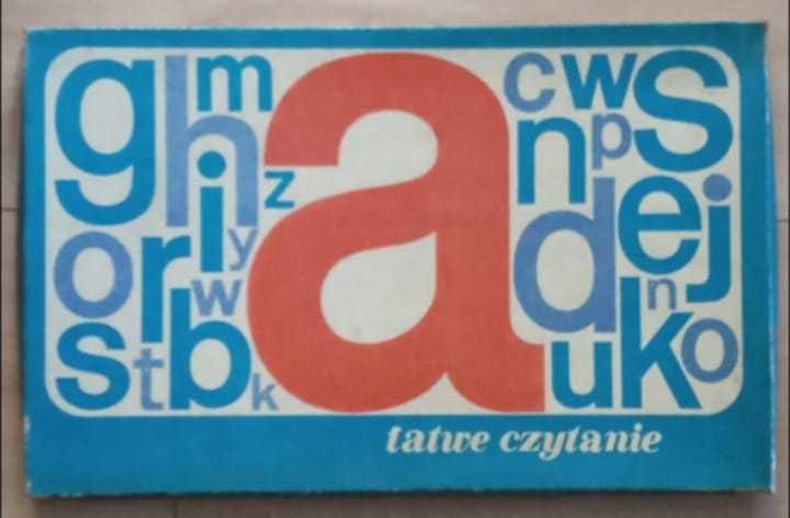 Gra planszowa Łatwe czytanie 1978 rok PRL