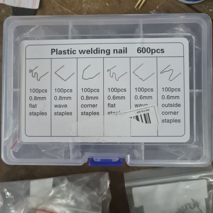 Grampos para solda de plastico