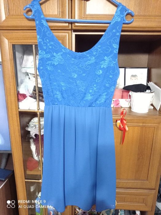 Niebieska sukienka rozmiar M